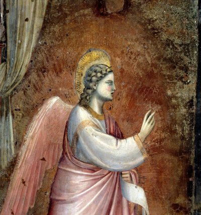 The Annunciation (detail) by Giotto di Bondone